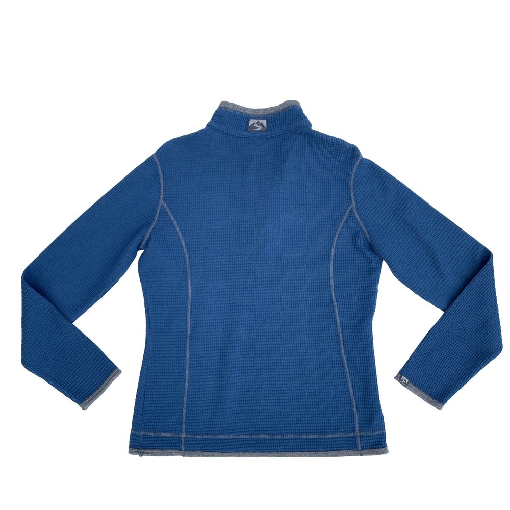 Storm Creek Women’s Blue Size M 1/2 Zipped Pull Over Sweater Cotton Blend Warm - Picture 2 of 8